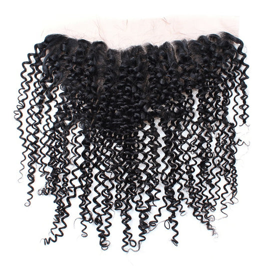 Frontal With Real Human Hair Weaves Medium Length