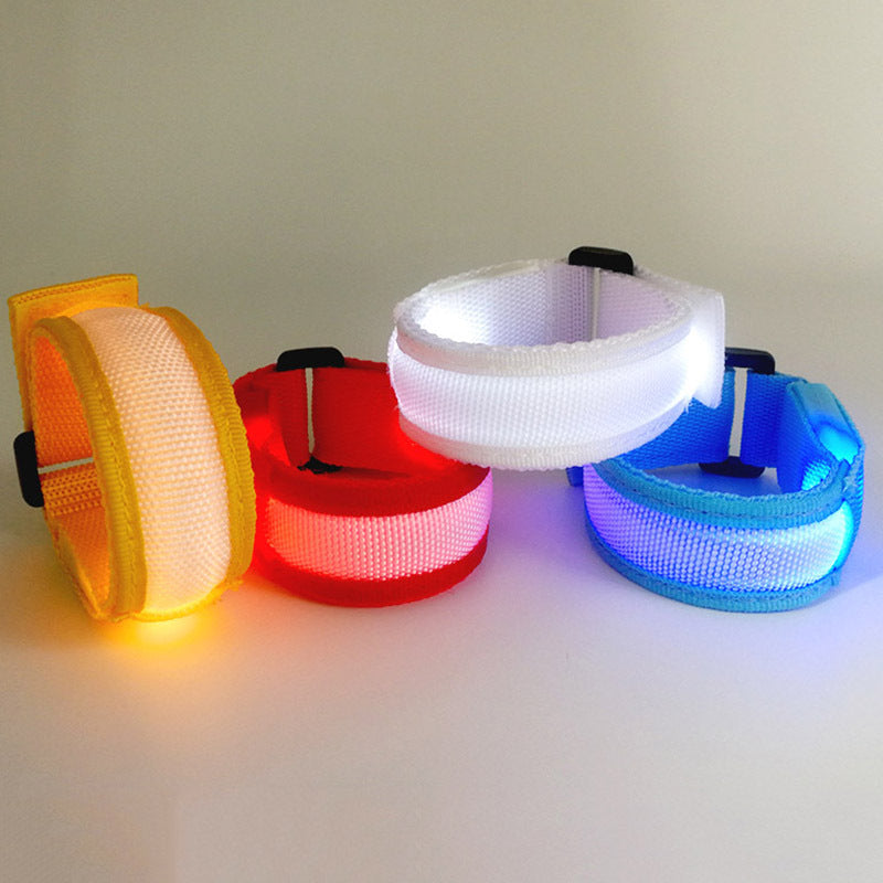 LED Nylon Woven Party Luminous Bracelet